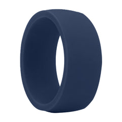 Men's Wide Flat Silica Gel Personalized Silicone Rings