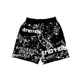 Mixed Emotions Black “Graffiti” Shorts