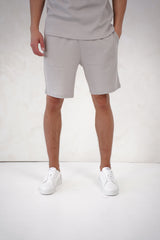 Capo Pleated Shorts - Light Grey