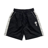 American High Street Trapstar Summer 3D Embroidery Casual Loose Color blocked Trendy Shorts Sport Couple Same Style (4)