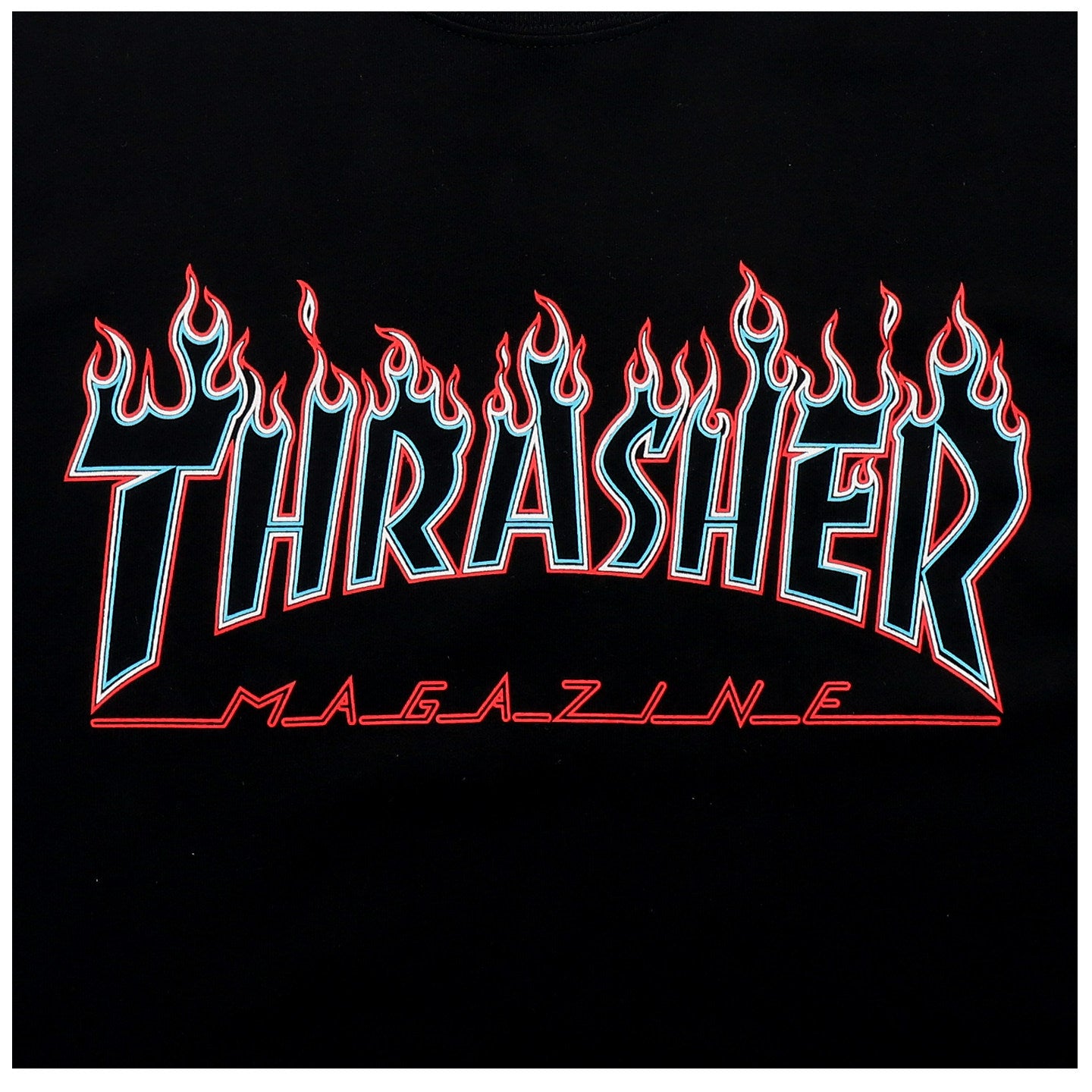Thrasher Skateboard Logo Printed Loose Comfortable Summer T-Shirt.