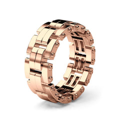 Women's & Men's Ornament Creative Style Gold-plated Diamond Fashion Rings