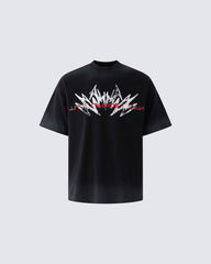 Distressed Graphic Oversized T-Shirt