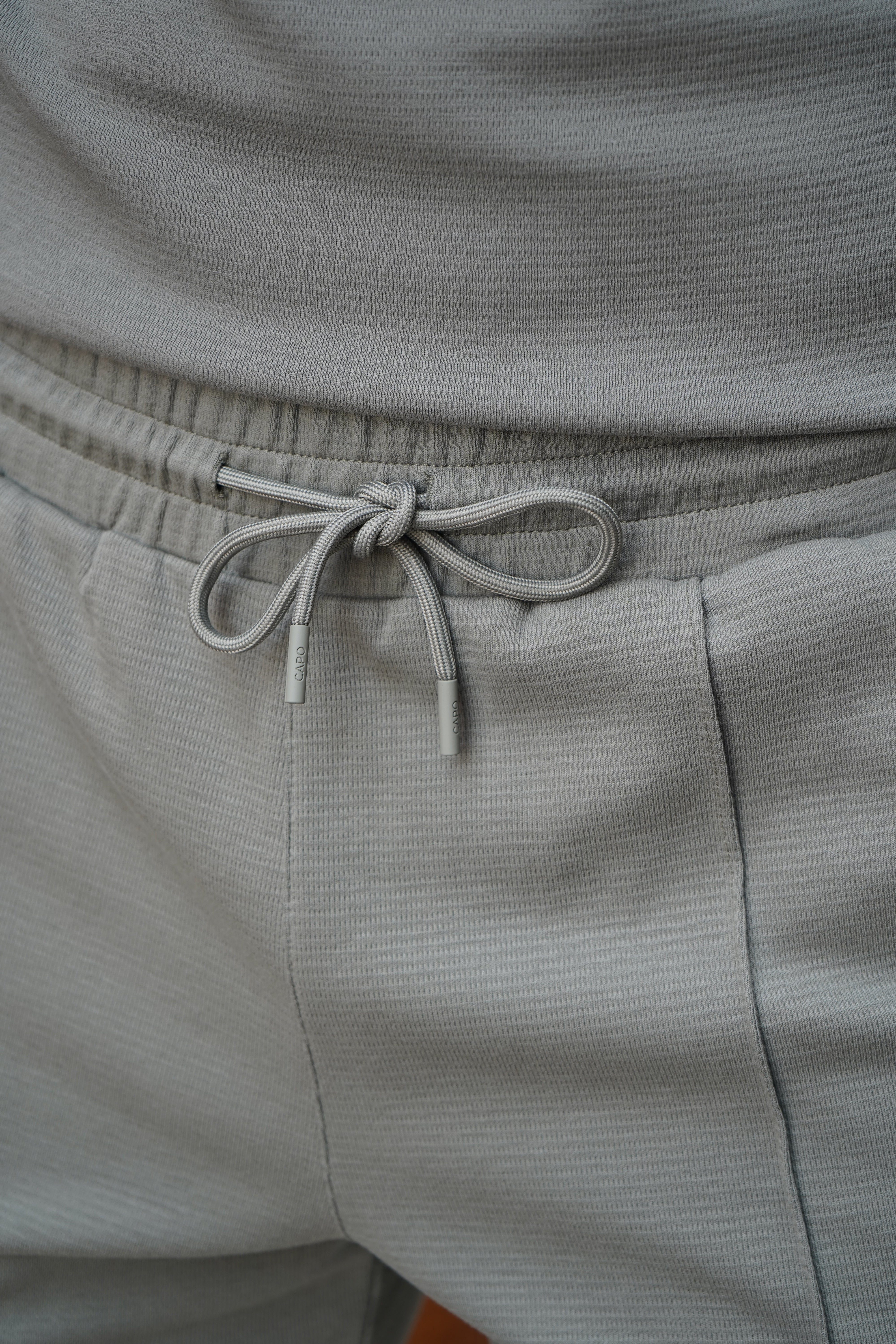 Capo Textured Shorts - Light Olive