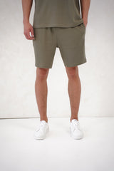 Capo Pleated Shorts - Olive