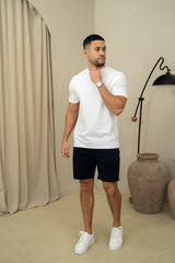 Capo Chino Side Adjuster Shorts - Navy