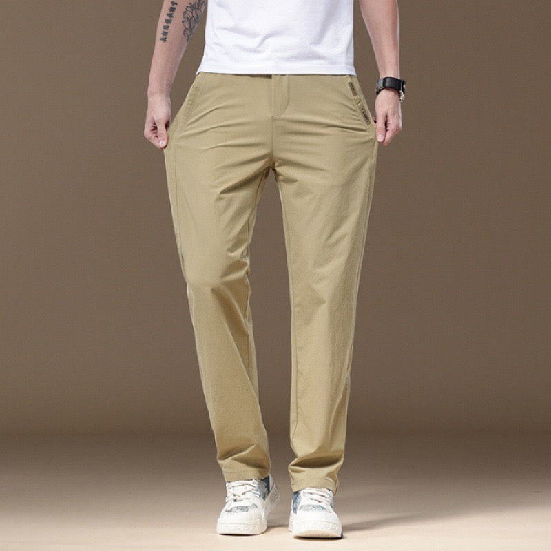 Leo Casual Drawstring Long Pants
