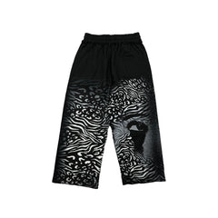 Mixed Emotions　Black ‘Striped’ Sweatpants
