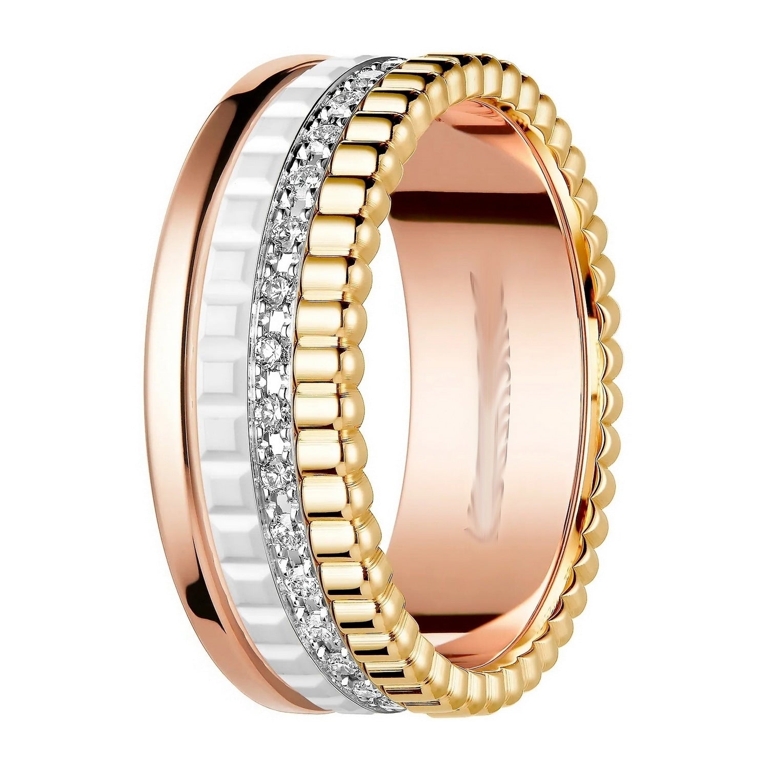 Women's & Men's Ceramic Light Luxury Index Finger Ornament Rings