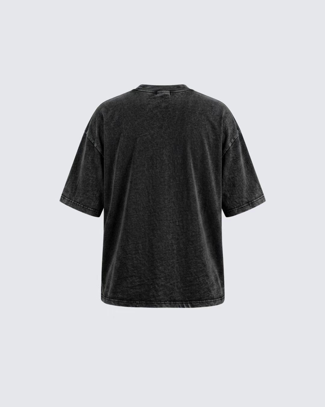 KIIKIO American Vintage Washed Gothic Print T-Shirt
