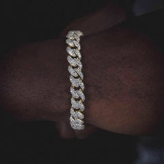 GLD Link Bracelet in Yellow Gold - 8.5mm
